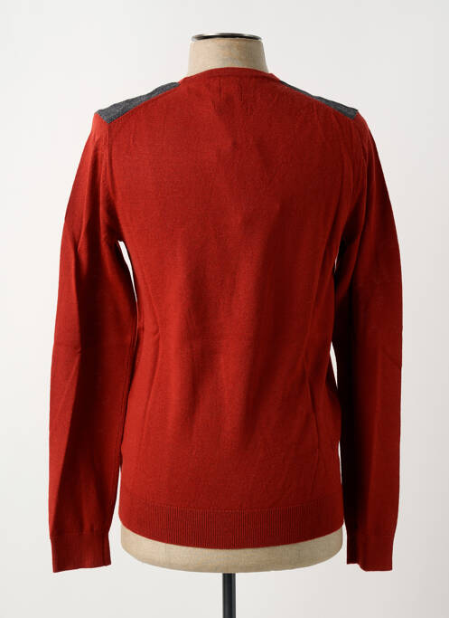 Pull stretch manches longues orange BRICE homme