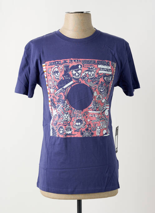 T-shirt coupe cintrée manches courtes violet VOLCOM homme