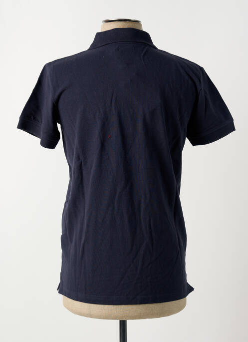 Polo stretch manches courtes bleu TORRENTE homme