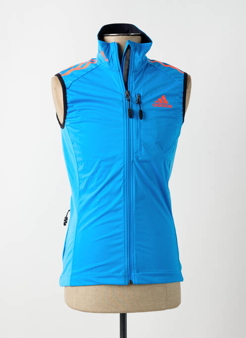 Veste casual poches bleu ADIDAS garcon