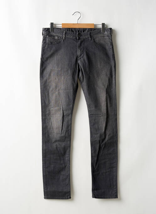 Jeans coupe slim noir EMPORIO ARMANI pour homme