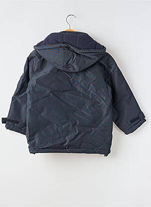 Parka poches a capuche bleu WORLDFIVE garçon