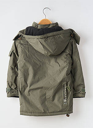 Parka poches a capuche vert NORTHLAND garçon