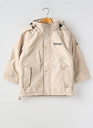 Parka poches a capuche beige WORLDFIVE garçon