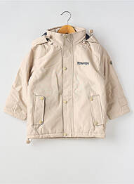 Parka poches a capuche beige WORLDFIVE garcon