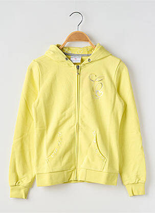 Veste casual resserrée sur le bas jaune CHAMPION fille