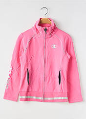 Veste casual rose CHAMPION pour fille seconde vue