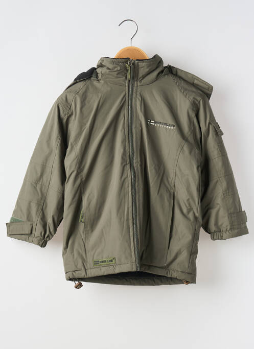 Parka poches a capuche vert NORTHLAND garcon