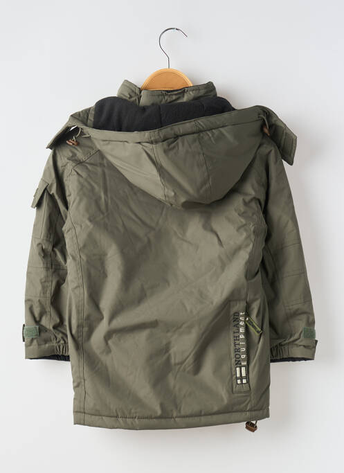 Parka poches a capuche vert NORTHLAND garcon
