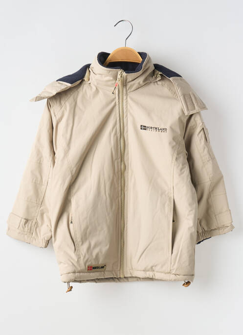 Parka poches a capuche beige NORTHLAND garcon