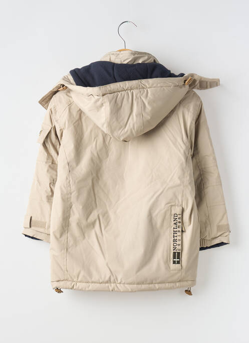 Parka poches a capuche beige NORTHLAND garcon