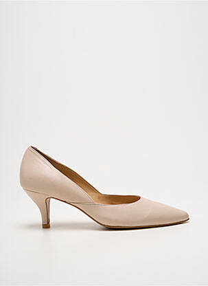 Escarpins type de semelle amortissante talon de 4 à 6cm beige PERLATO femme