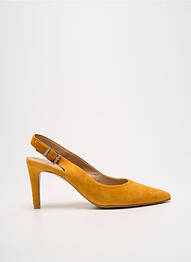 Escarpins fermeture boucle(s) talon de 7 à 9cm jaune PERLATO femme