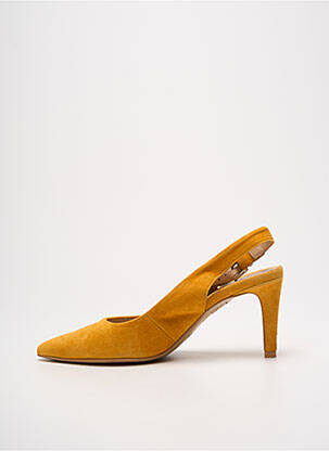 Escarpins fermeture boucle(s) talon de 7 à 9cm jaune PERLATO femme
