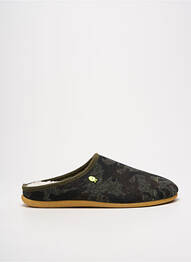 Chaussons/pantoufles bout rond bout rond vert HOT POTATOES homme