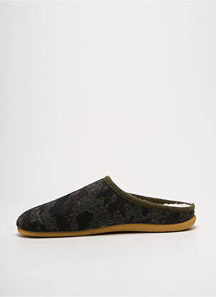 Chaussons/pantoufles bout rond bout rond vert HOT POTATOES homme