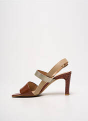 Sandales/Nu pieds marron PERLATO pour femme seconde vue