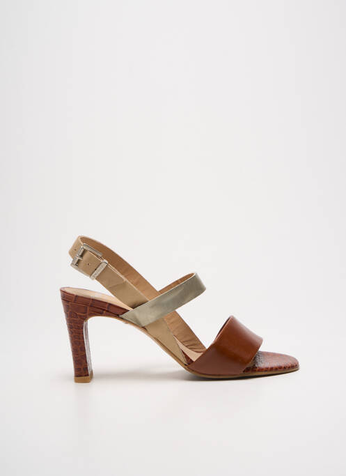 Sandales/Nu pieds marron PERLATO pour femme