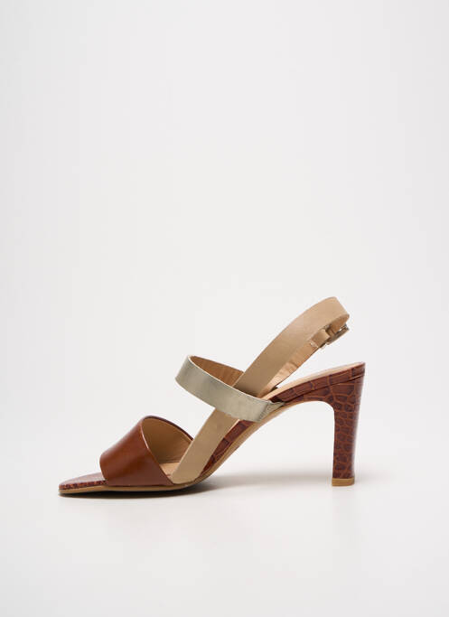 Sandales/Nu pieds marron PERLATO pour femme