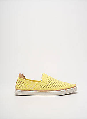 Slip ons bout rond talon plat jusqu'à 3cm jaune UGG femme