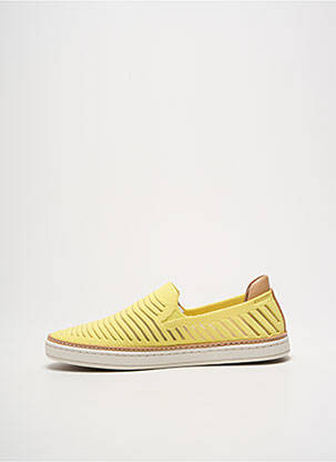 Slip ons bout rond talon plat jusqu'à 3cm jaune UGG femme