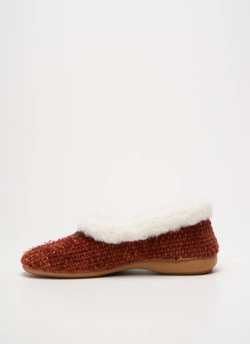 Chaussons/Pantoufles marron SOIR ET MATIN pour femme