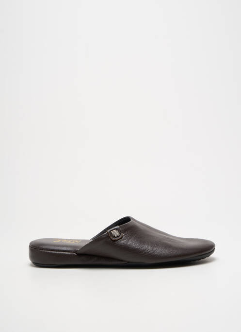 Chaussons/Pantoufles marron EREL pour homme