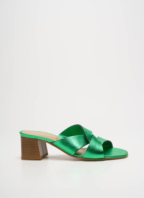 Mules/Sabots vert QOO TUM pour femme