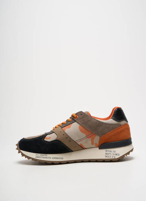 Baskets orange AERONAUTICA pour homme