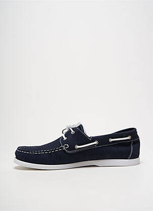 Chaussures bâteau bout rond bout rond bleu EDEN PARK homme