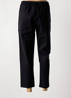 Pantalon 7/8 stretch taille normale noir BLANC BOHEME femme