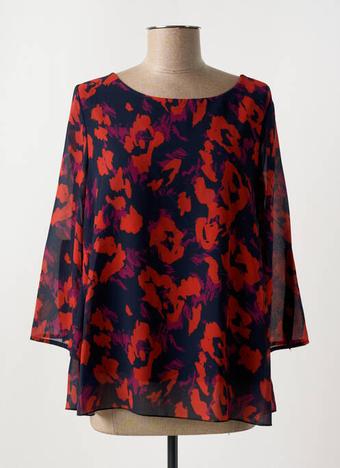 Blouse rouge BLANC BOHEME pour femme