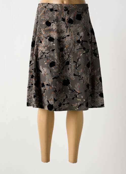 Jupe mi-longue vert BLANC BOHEME pour femme