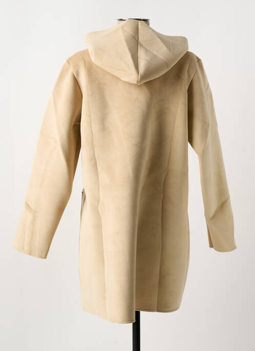 Manteau court beige BLANC BOHEME pour femme