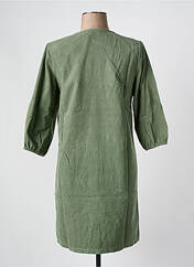 Robe mi-longue vert BLANC BOHEME pour femme seconde vue