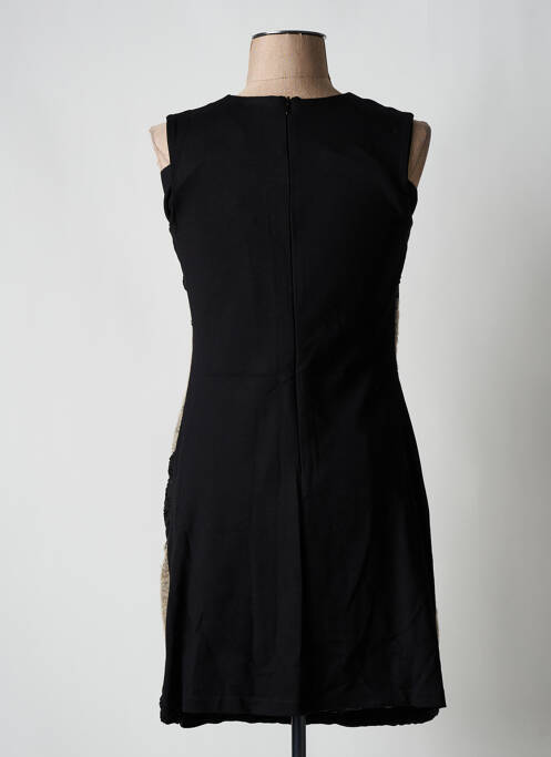 Robe mi-longue noir BLANC BOHEME pour femme