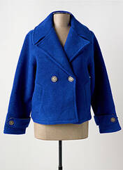 Manteau court bleu BLANC BOHEME pour femme seconde vue