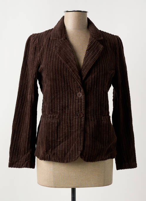 Blazer marron BLANC BOHEME pour femme