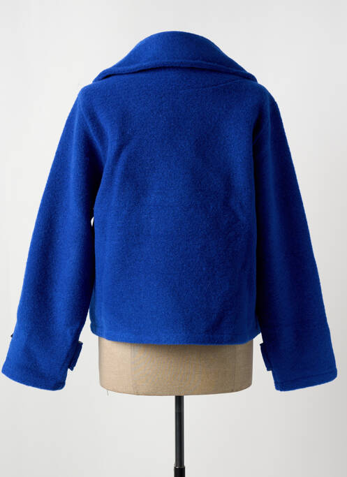 Manteau court bleu BLANC BOHEME pour femme