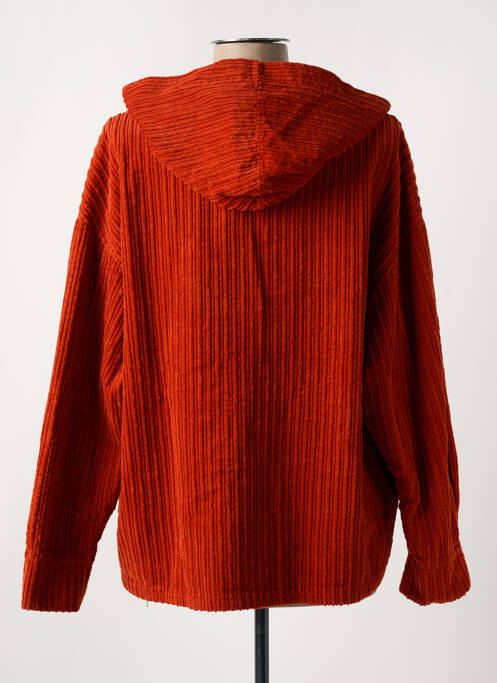 Veste casual orange BLANC BOHEME pour femme