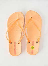 Tongs bout ouvert talon plat jusqu'à 3cm orange IPANEMA femme