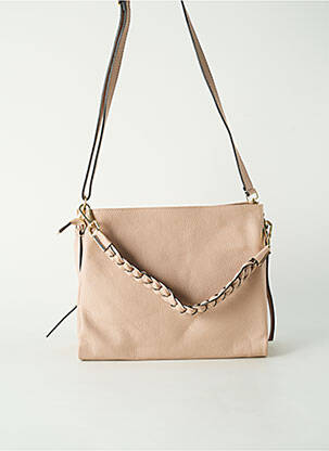Sac multipoches forme rectangulaire rose MARLON femme
