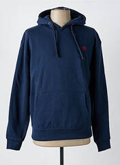 Sweat-shirt à capuche bleu THE TIME OF BOCHA pour homme seconde vue