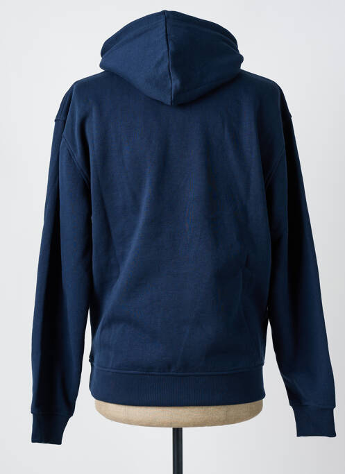 Sweat-shirt à capuche bleu THE TIME OF BOCHA pour homme