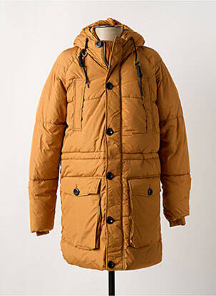 Doudoune poches a capuche orange JACK & JONES homme