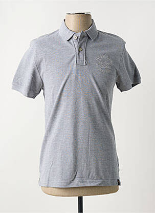 Polo coupe cintrée manches courtes gris REDWOOD homme