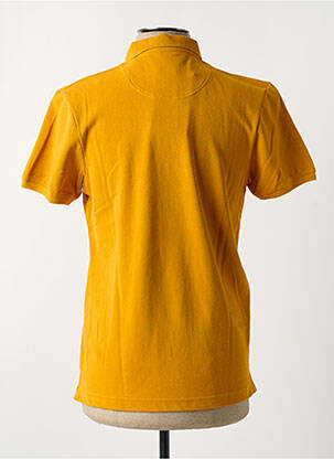 Polo coupe cintrée manches courtes jaune REDWOOD homme