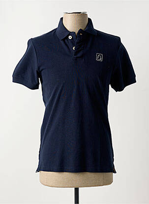 Polo broderie manches courtes bleu REDWOOD homme