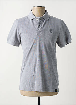 Polo coupe cintrée manches courtes gris REDWOOD homme