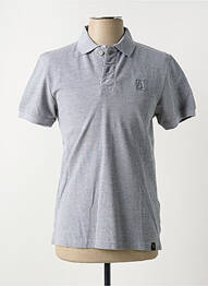 Polo coupe cintrée manches courtes gris REDWOOD homme